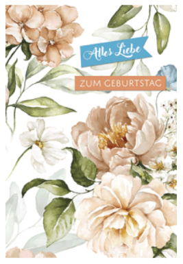 Hallmark Geburtstagskarte Mit Blumen-Design – Modern & Liebevoll